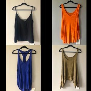 Free People & Intimately summer tanks/tops M/L